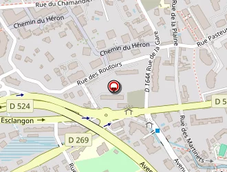 Carte de Espace Service Création à Gières