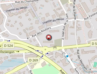 Carte de Bike School Evolution à Gières