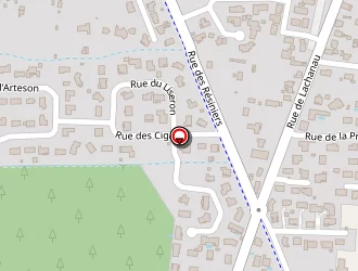 Carte de Camping L'orée Du Bois à Hourtin