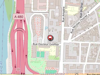 Carte de Rua Christophe à Grenoble