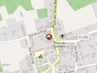 Carte de Cocqueman à Clérac