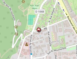 Carte de Les Roches Bleues à Seyssinet-pariset