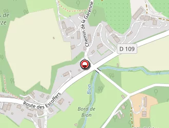 Carte de Hôtel Du Commerce à Claveyson