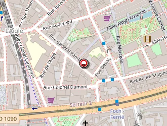 Carte de Cyclable Grenoble à Grenoble