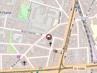 Carte de Sos Ambulanciers à Grenoble