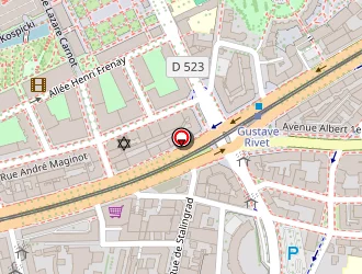 Carte de Pressing 5 à Sec à Grenoble