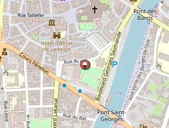 Carte de Station Esso Express à Périgueux