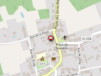 Carte de Mainard Alexis à Clérac