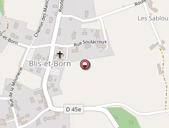 Carte de Desplat Elec à Blis-et-born