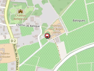 Carte de Rullier Médoc à Pauillac