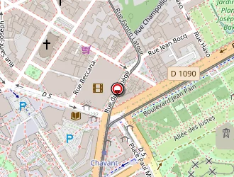 Carte de Galaxie Pizz' à Grenoble