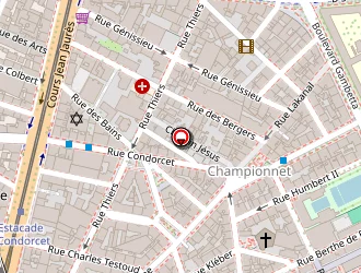 Carte de Secours Catholique à Grenoble