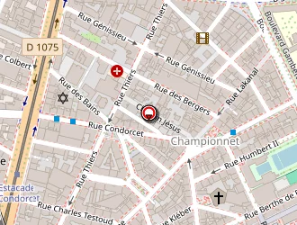 Carte de Cote Xavier à Grenoble