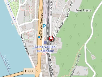 Carte de Ecole Saint Joseph à Saint-vallier