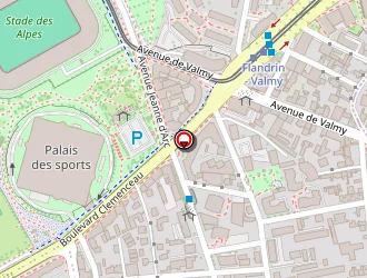 Carte de Just'coiff à Grenoble