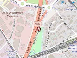 Carte de Cabaup Solange à Gières