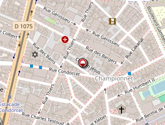 Carte de Pôle Batterie 38 à Grenoble