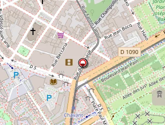 Carte de Destination Beauté à Grenoble