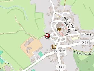 Carte de Charrel Pépier à Lapte