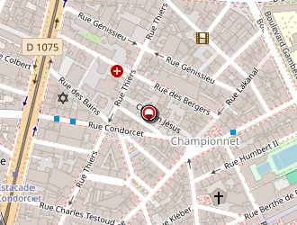 Carte de Doutté July à Grenoble