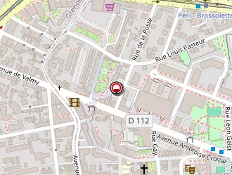 Carte de Adrea Mutuelle à Saint-martin-d'hères