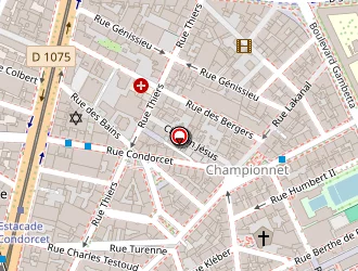 Carte de Abc Podologie à Grenoble