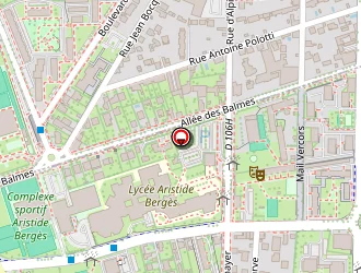 Carte de Gymnase Maurice Thorez à Fontaine