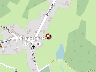 Carte de La Poste à Champagnac-la-prune