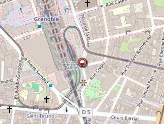 Carte de Le Café Noir à Grenoble