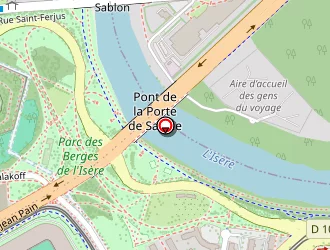 Carte de Stade Des Alpes à Grenoble