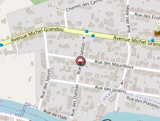 Carte de J.p.c 24 à Boulazac