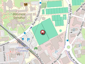 Carte de Campus Idrac Grenoble à Gières