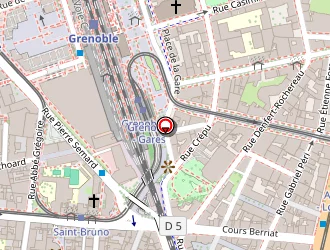 Carte de Cycles Des Arts à Grenoble