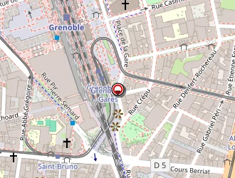 Carte de Les Bouchées D'ali à Grenoble