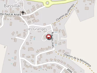 Carte de T.n.s à Bassillac