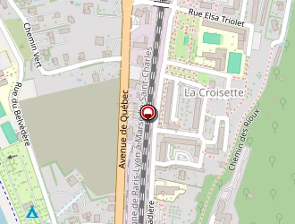 Carte de Café De La Promenade à Saint-vallier