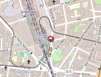 Carte de Les Gourmands Disent à Grenoble