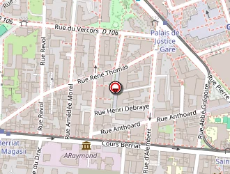 Carte de Repro-services à Grenoble