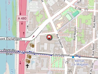 Carte de Institut Enyna Bien-etre Et Beauté à Grenoble