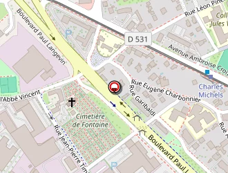 Carte de Cemex Bétons à Fontaine