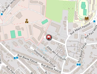 Carte de Gymnase Clos Chassaing à Périgueux