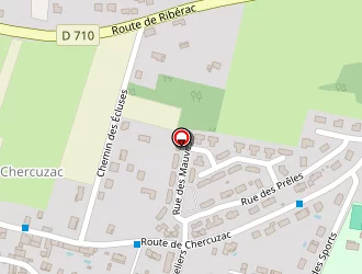 Carte de Complexe Sportif Chercuzac à Chancelade