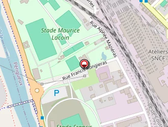 Carte de Stade Roger Dantou à Périgueux