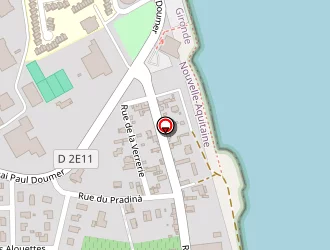 Carte de Stade Nautique à Pauillac