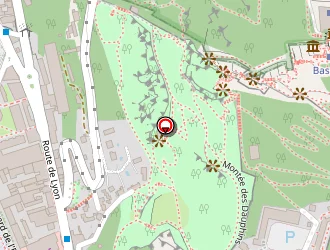 Carte de Enfant Bleu à Grenoble