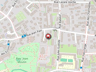 Carte de Gymnase Marcel Cachin à Fontaine