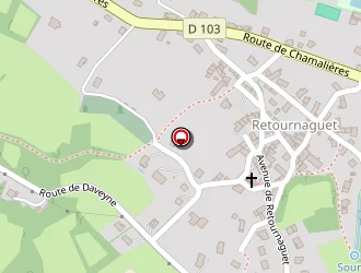 Carte de Centre Du Cros à Retournac