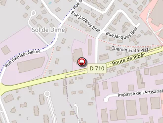 Carte de Station Service Elan à Marsac-sur-l'isle