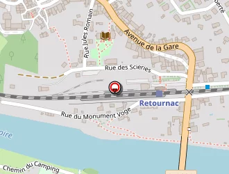 Carte de Retournac Auto Sport à Retournac