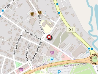 Carte de Jardin Fleuri à Chancelade